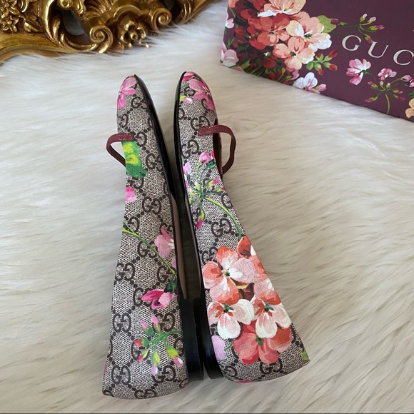 Gucci Bloom Mary Jane  Ballerina Flat - Picture 7 of 16